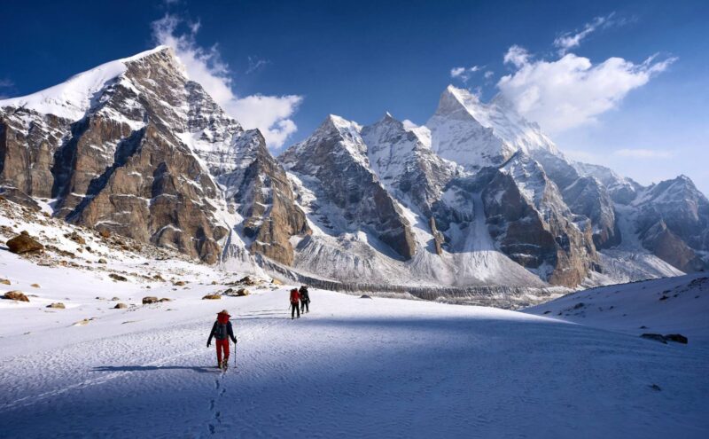 Janhukot, a 6805-meter tall mountain