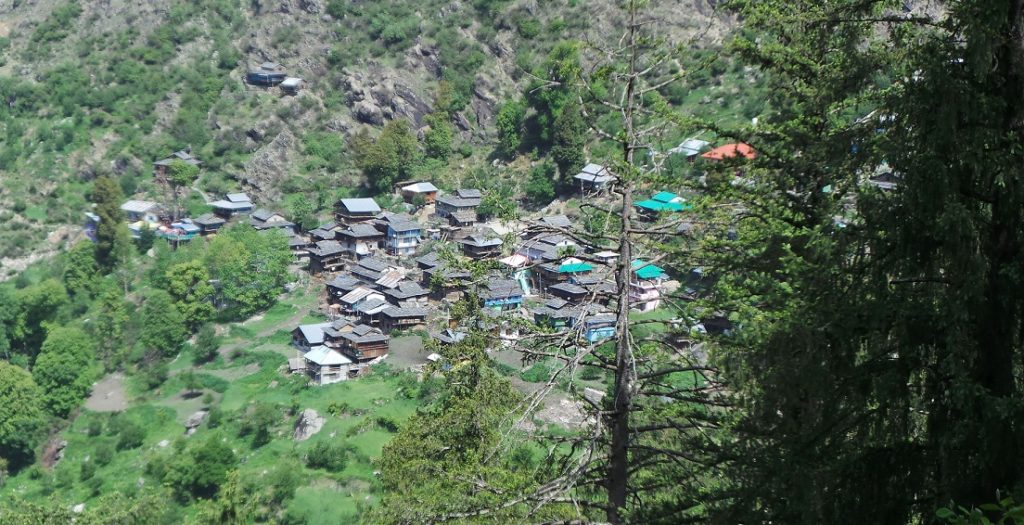 a village in Parvati valley