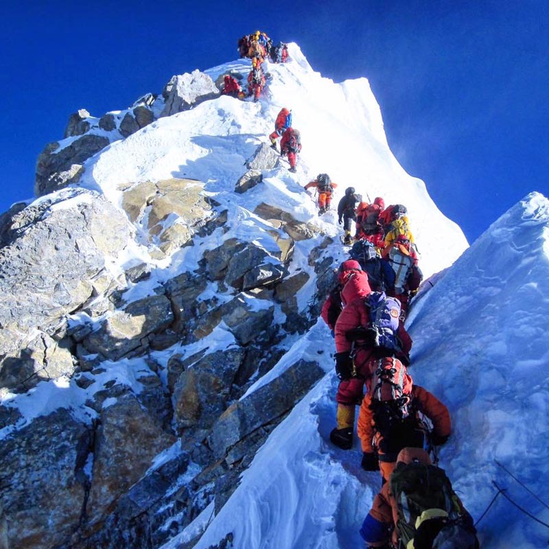 Mount Everest weird records