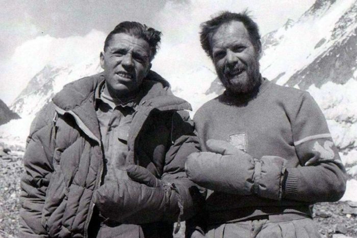 Compagnoni-left-and-Lacedelli-frostbitten-on-their-return-from-the-summit-of-K2