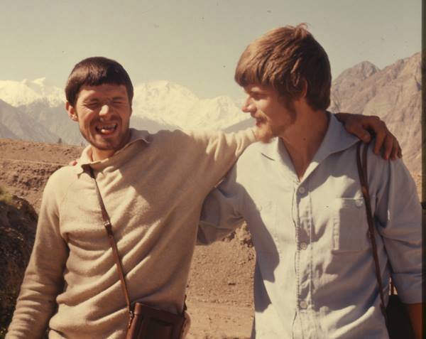 Günther Messner (left) with Reinhold Messner