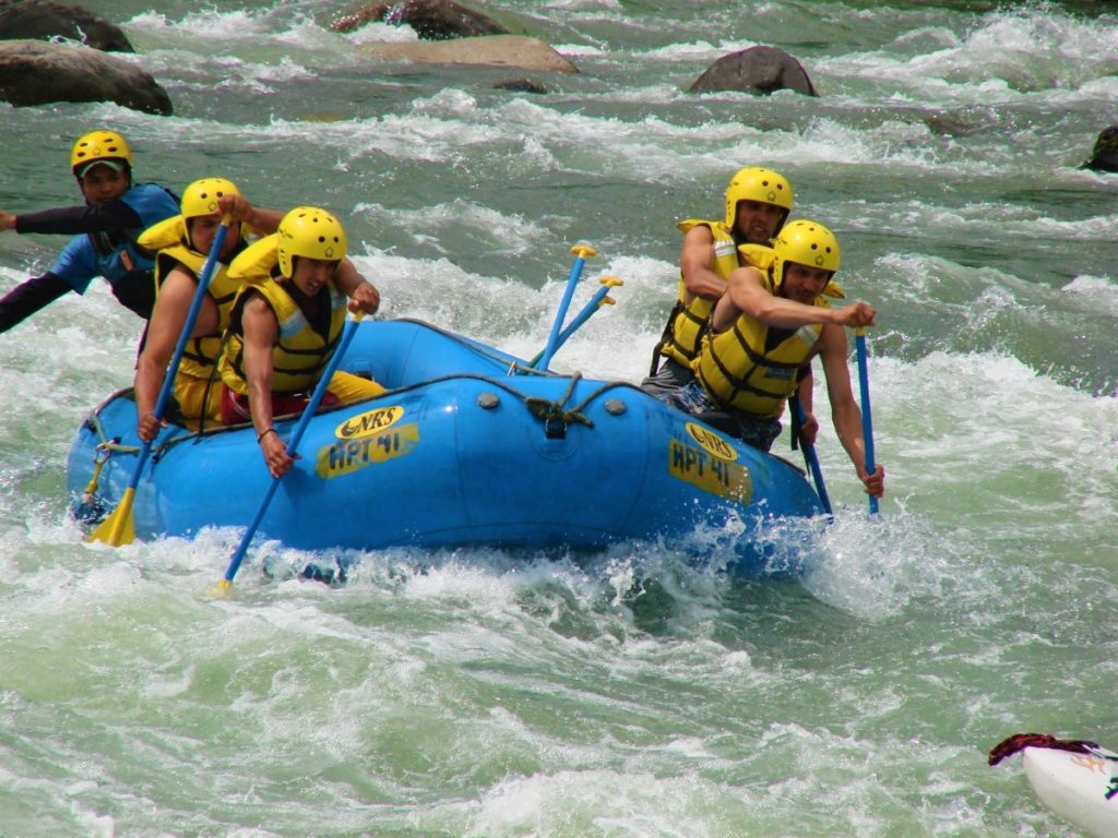 River rafting in Beas river in Kullu Manali