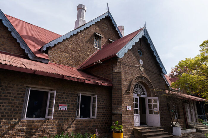 The building that houses the library of Lawrence school, Sanawar.