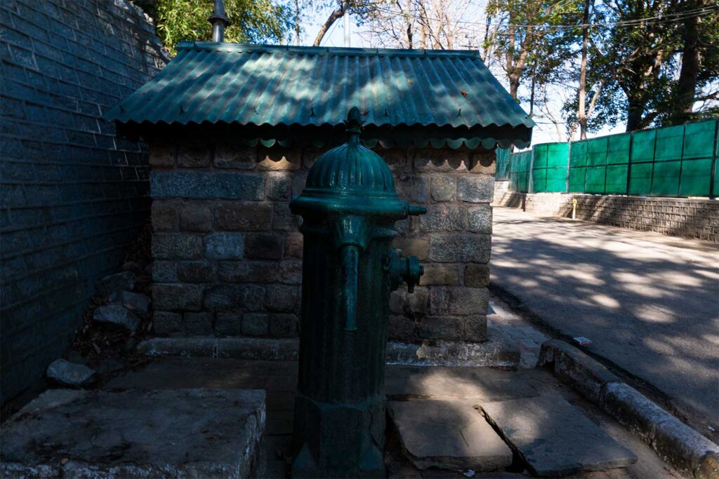 A British-era fire hydrant in Kasauli