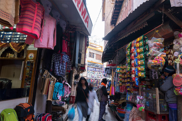 The Old Bazaar of Sabathu.