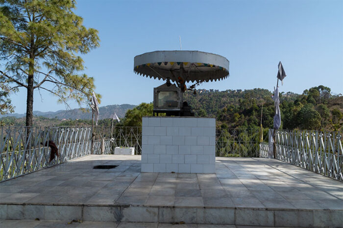 The temple in Karalghat.