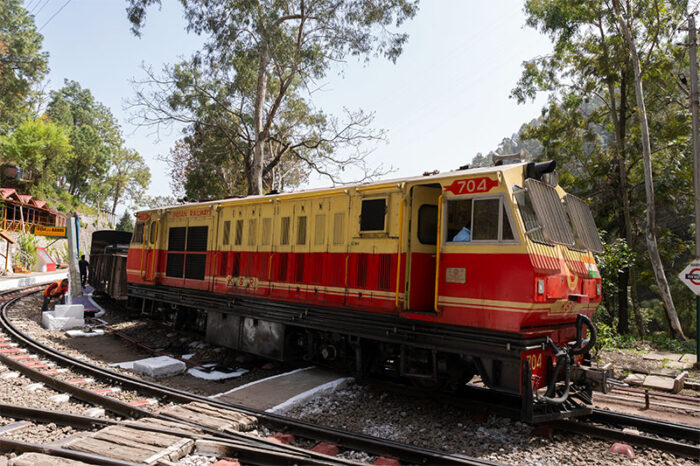 A toy train on the Kalka-Shimla track (Photograph: The Wildcone)