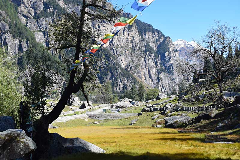 chhika village on way to hamta pass