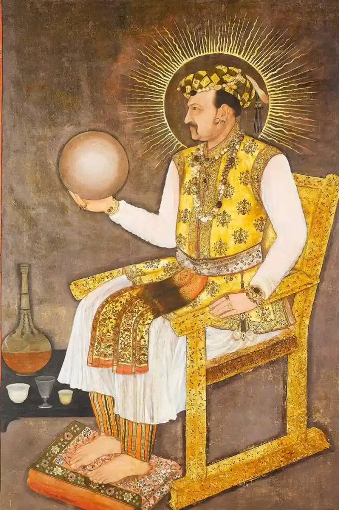 A portrait of emperor Jahangir