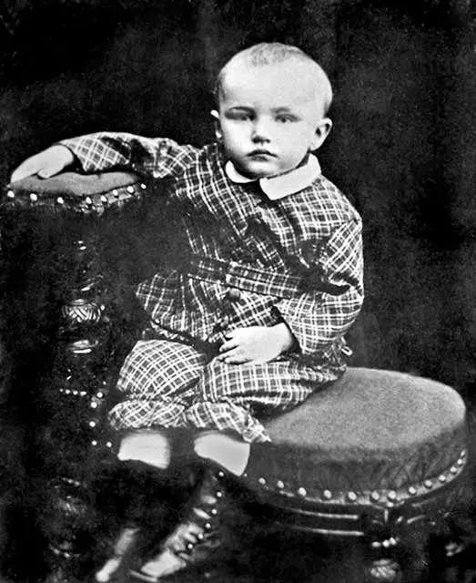 Nicholas Roerich when he was 2-year-old