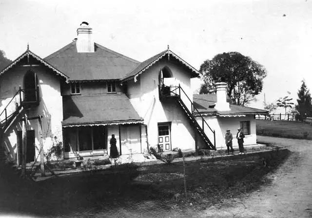 The house where Roerichs stayed in Darjeeling. 