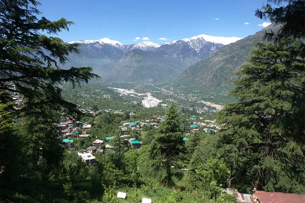 A view of Naggar village