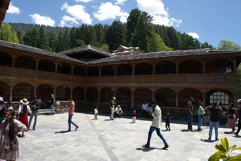 A view of the Naggar castle