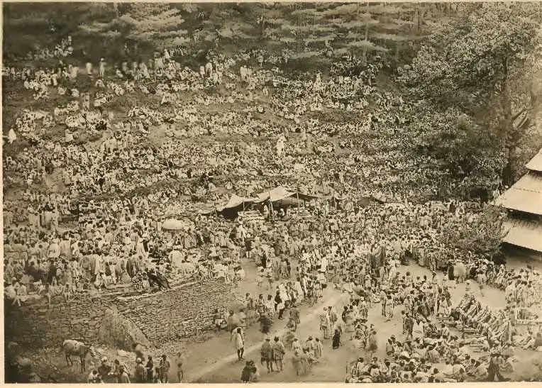 Naggar fair in the 1890s