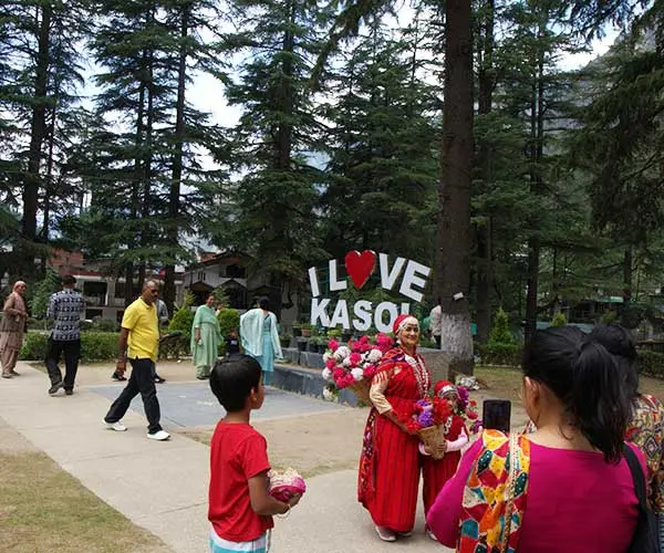 The forest department park of Kasol