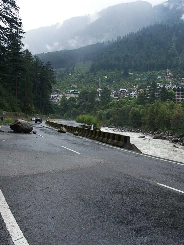 Visiting Manali in the monsoon months of July and August can turn out to be risky.