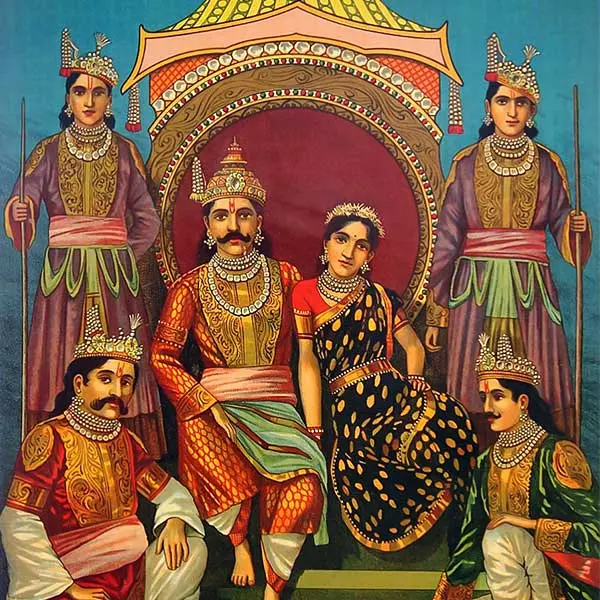 A painting of Pandvas