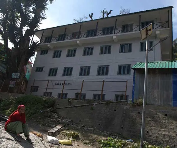 The government school building of Malana.