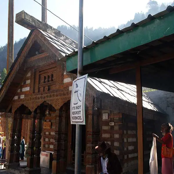 Shiva temple in vashisht