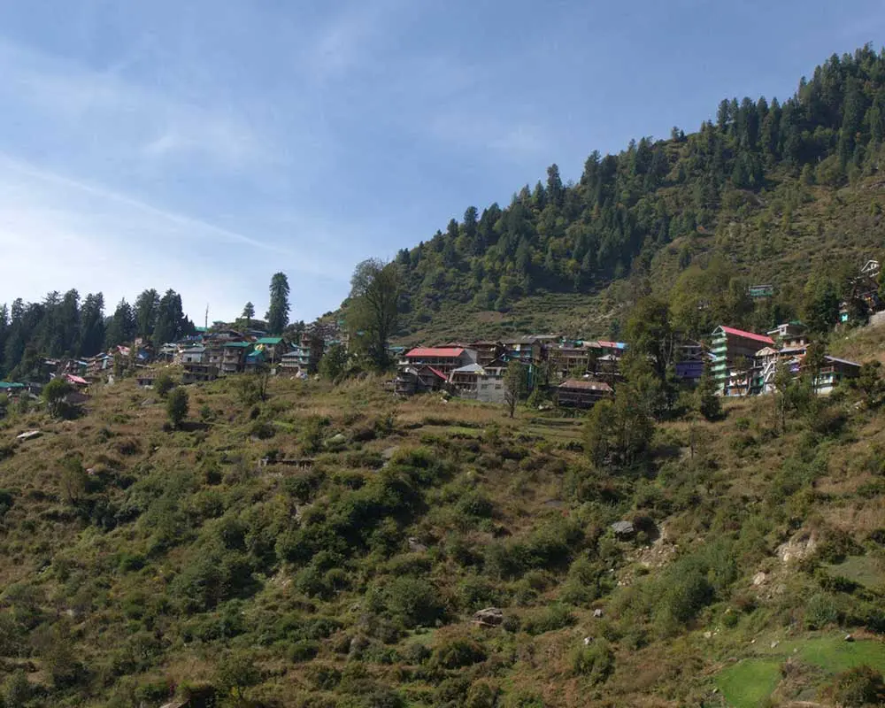 A view of changing Malana village.