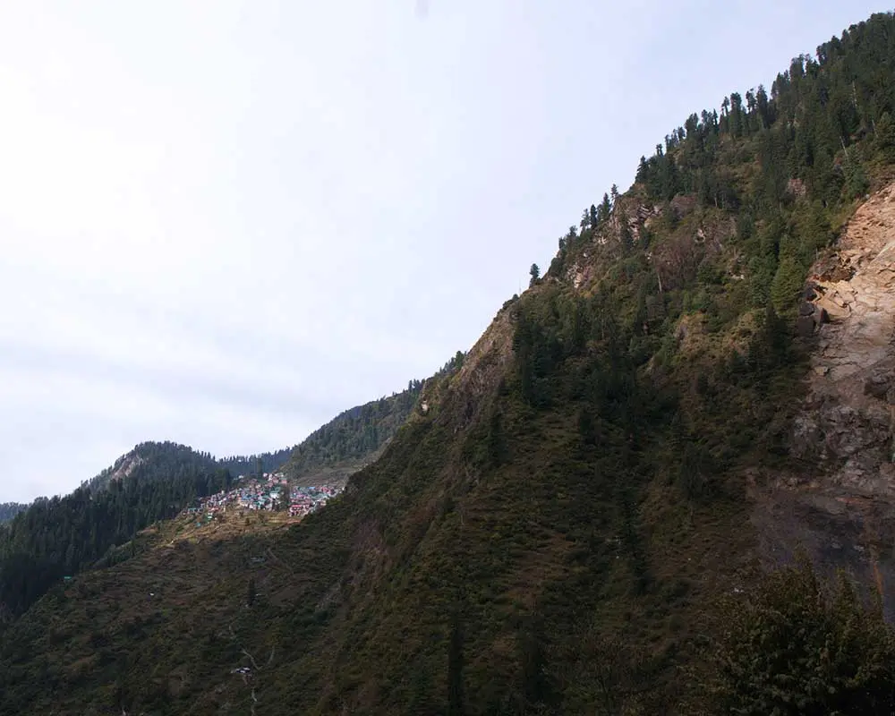 A view of Malana village in Parvati valley