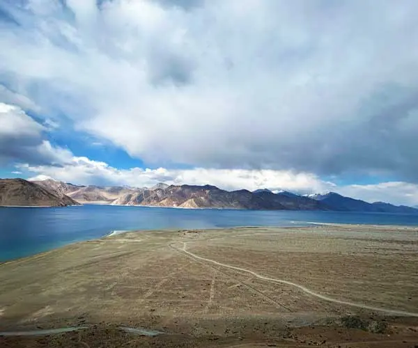 Pangong lake in June