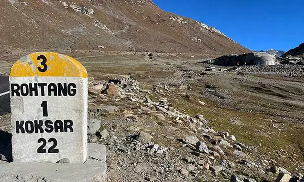 Rohtang pass in October