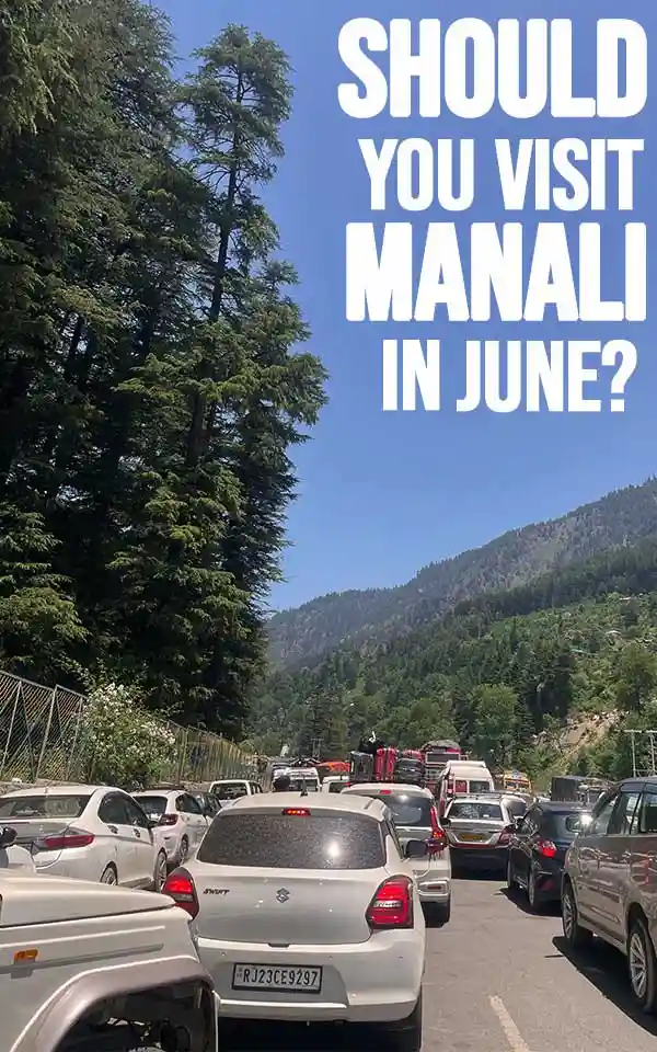 Manali traffic jam in june